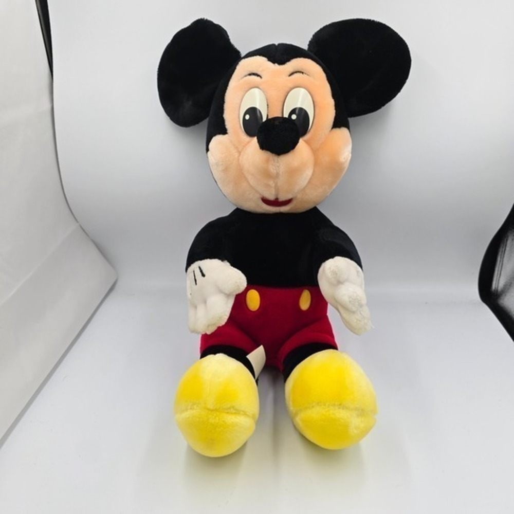 Vintage Disneyland Walt Disney World Mickey‎ Mouse Plush Stuffed Animal Toy